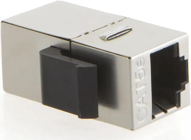 Alt view image 4 of 6 - RJ45 Keystone Jack, CableCreation 10-Pack Cat5e Shielded Inline Modular Coupler with Keystone Latch, Cat5e 8P/8C Female to Female