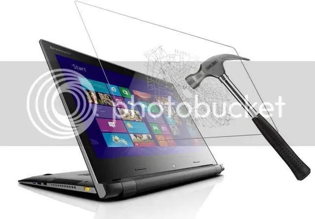 Alt view image 2 of 6 - Tempered Glass Screen Protector for 15.6 Inches Laptop, 9H Hardness and Crystal Clear, Compatible with Any 15.6 inch Touch Screen Laptop