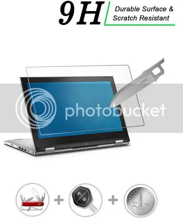 Alt view image 4 of 6 - Tempered Glass Screen Protector for 15.6 Inches Laptop, 9H Hardness and Crystal Clear, Compatible with Any 15.6 inch Touch Screen Laptop