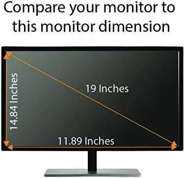 Alt view image 4 of 6 - Anti Blue Light Screen Protector (3 Pack) for 19 Inches (Screen Measured Diagonally) with Aspect Ratio 5:4. Desktop Monitor