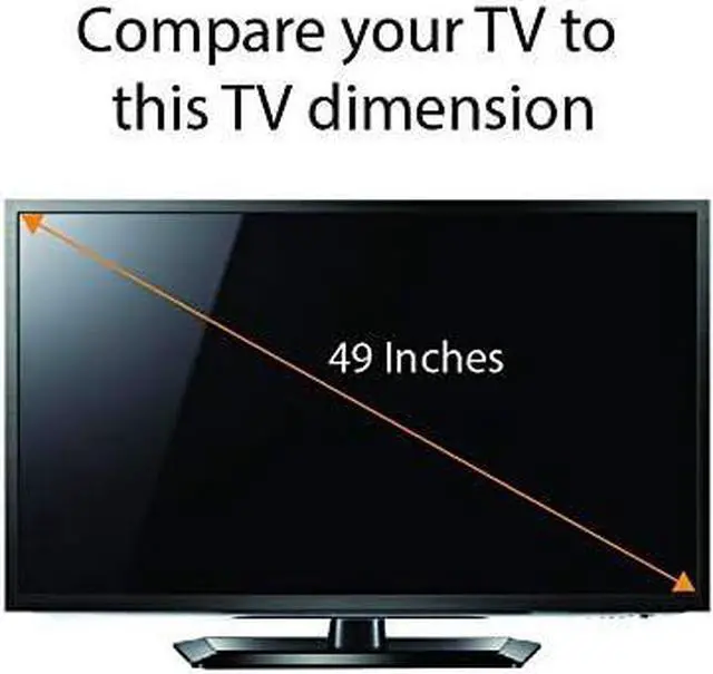 Alt view image 4 of 5 - Premium Anti Blue Light Screen Protector for 49 Inches TV. Filter Out Blue Light That Relieve Computer Eye Strain and Help You Sleep Better