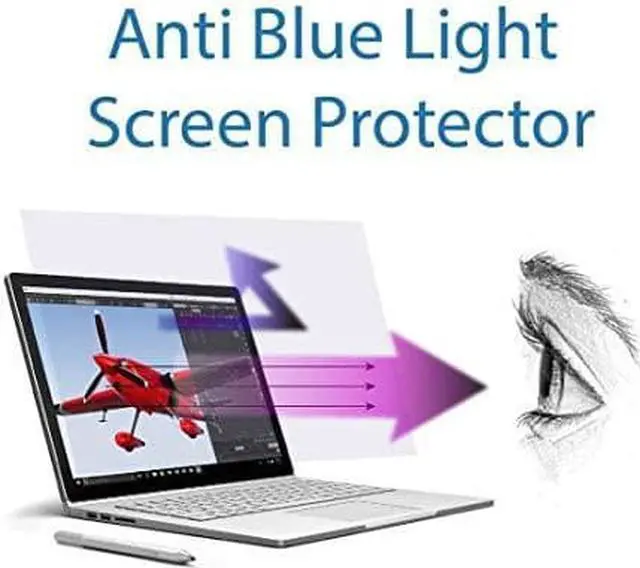 Main image of Anti Blue Light Screen Protector (2 Pack) for Surface Book. Filter Out Blue Light and Relieve Computer Eye Strain to Help You Sleep Better