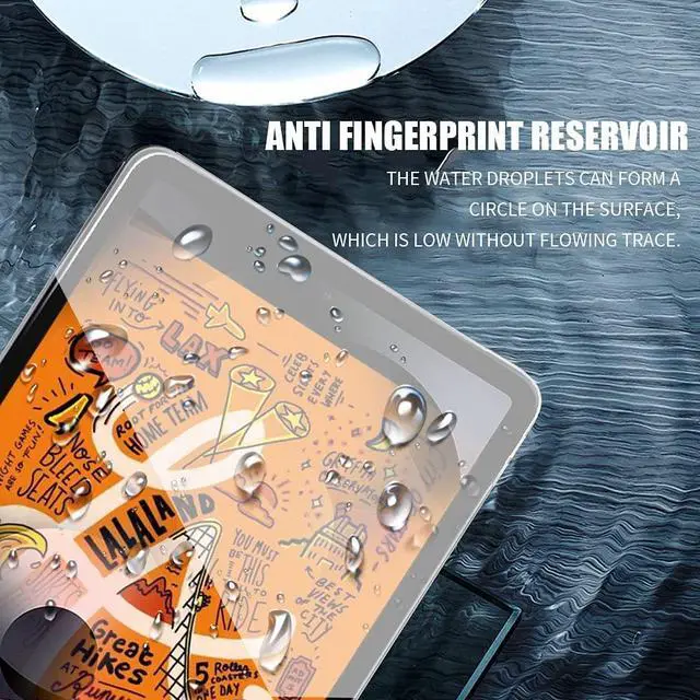 Alt view image 4 of 7 - [2Pack] iPad Mini 5 Screen Protector, iPad Mini 4 Tempered Glass Screen Protector, 9H Hardness Glass Film for Apple Pencil Compatible/Bubble Free/Case Friendly