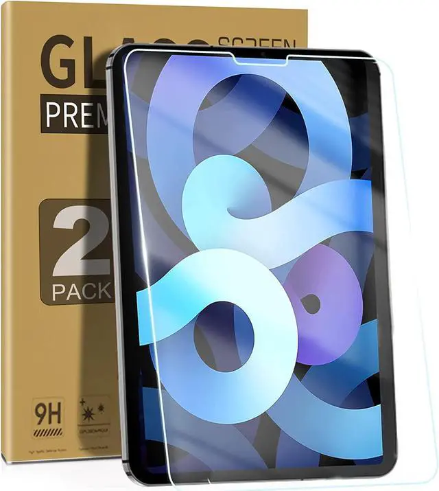 Main image of [2Pack] iPad Air 5th Generation/Air 4th Generation 10.9 Screen Protector, iPad Pro 11 inch 9H Tempered Glass Screen Protector for Pencil/Face ID Compatible, Bubble Free, Case Friendly