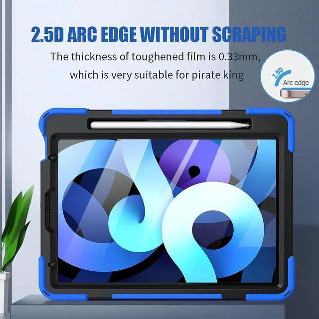 Alt view image 4 of 7 - [2Pack] iPad Air 5th Generation/Air 4th Generation 10.9 Screen Protector, iPad Pro 11 inch 9H Tempered Glass Screen Protector for Pencil/Face ID Compatible, Bubble Free, Case Friendly