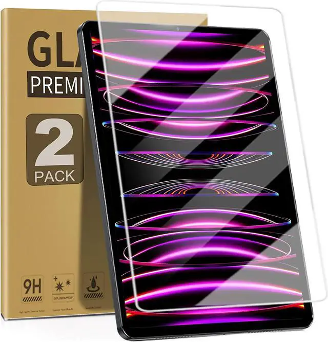 Main image of [2Pack] Screen Protector for iPad Pro 12.9 iPad Pro 12.9 inch Tempered Glass Screen Protector, 9H Hardness Glass Film for Bubble Free/Case Friendly