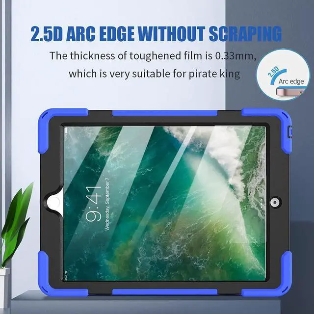 Alt view image 7 of 7 - [2Pack] Tempered Glass Screen Protector for iPad 9.7 inch, iPad 6th/5th Generation/iPad Air 1/ iPad Air 2/iPad Pro 9.7-Inch 9H Hardness Glass Film Case Friendly/Bubble Free