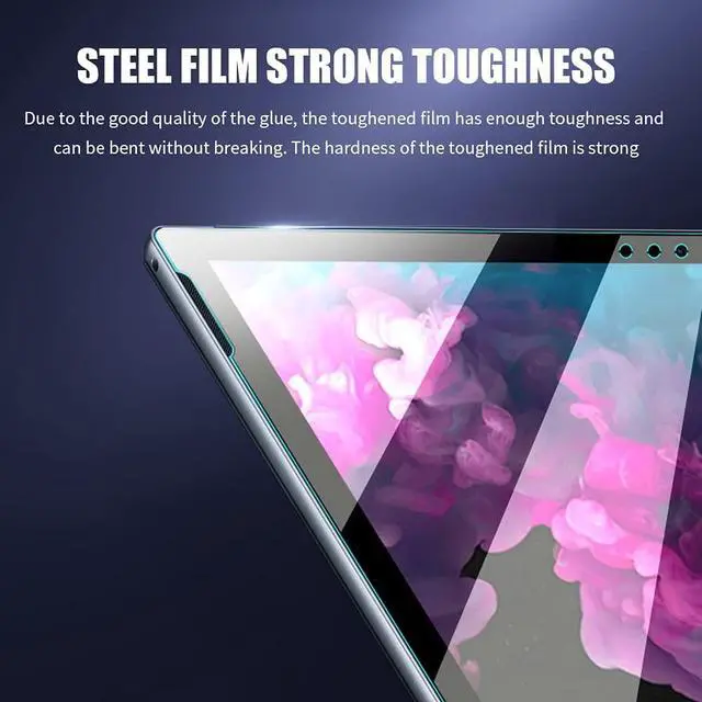 Alt view image 3 of 7 - (2 Pack) Tempered Glass Screen Protector for Surface Pro 7 Plus/Surface Pro 7/Surface Pro 6/ Surface Pro 5/Surface Pro 4, Glass Screen Film with 9H Hardness/Case Friendly/for S Pen