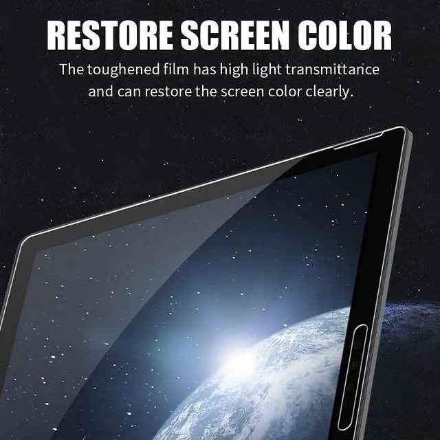 Alt view image 5 of 7 - (2 Pack) Tempered Glass Screen Protector for Surface Pro 7 Plus/Surface Pro 7/Surface Pro 6/ Surface Pro 5/Surface Pro 4, Glass Screen Film with 9H Hardness/Case Friendly/for S Pen