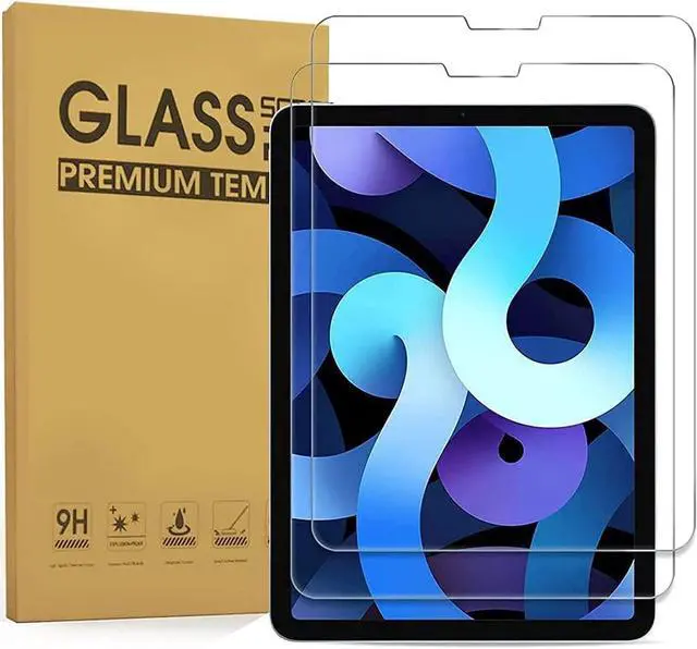 Alt view image 3 of 7 - iPad Air 4th Generation 10.9 Case 2020, iPad Pro 11 inch Case 2021/2020/2018 with Glass Screen Protector Screen Pencil Holder Stand Hand Strap Shoulder Belt, Red