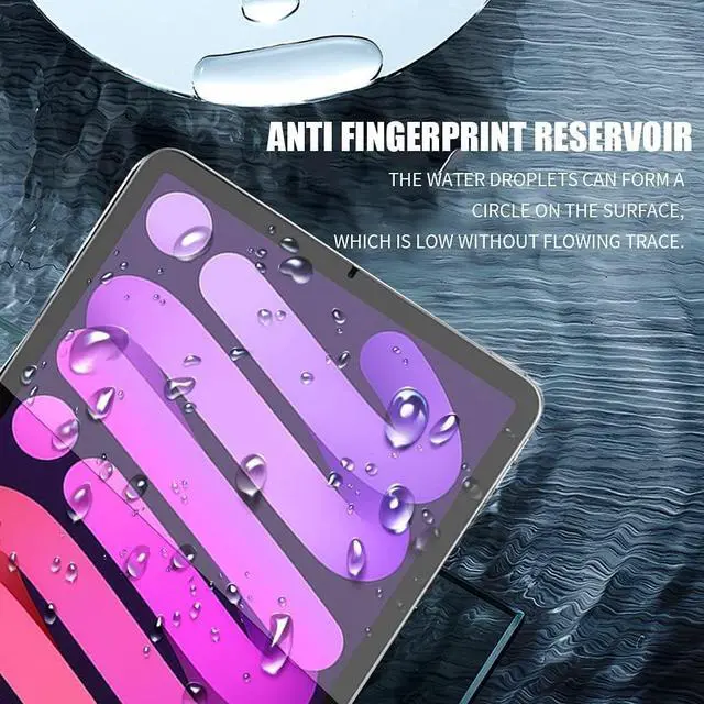 Alt view image 5 of 7 - Bundle-iPad Mini 6 Rugged Black Case and 2 Pack Tempered Glass Screen Protector