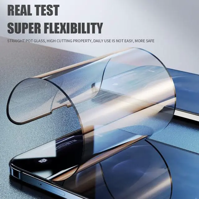 Alt view image 7 of 7 - [2Pack] Full Coverage Glass Screen Protector for iPhone 14 Pro Max 6.7 iPhone 14 Pro Max Tempered Glass Screen Protector with 9H Hardness/Dust Free/Bubble Free/Case Friendly