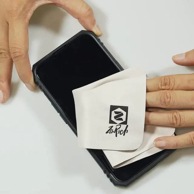 Alt view image 5 of 7 - Microfiber Cleaning Cloths for Electronics 5.9''x5.9'' (2 Pack) - Cleans Lenses, Glasses, Screens, Cameras, iPad, iPhone, Eyeglasses, Cell Phone, LCD TV Screens and More