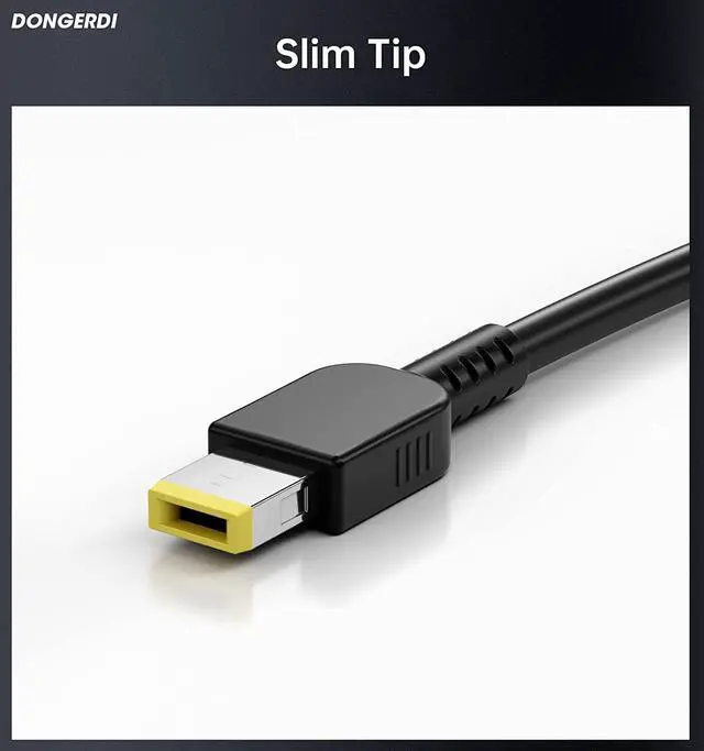 Alt view image 2 of 7 - 20V 15A 300W AC Adapter for Lenovo 300W Charger Lenovo Legion 5 7 ADL300SDC3A 300 Watt Slim Tip Power Supply Cord