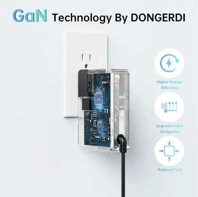 Alt view image 3 of 7 - GaN 230W Charger Fit for Lenovo Legion Thinkpad Laptops 20V 11.5A 230 Watt Slim-Tip Power Adapter