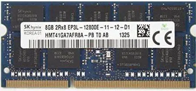 Alt view image 3 of 3 - OEM  8GB 2Rx8 PC3L -12800S RAM Memory HMT41GS6AFR8A-PB
