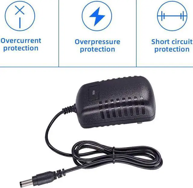Alt view image 4 of 6 - 9 Volt 2A Power Adapter Supply 9V Power Supply 2A Transformer 9V Power Supply 18 Watt (2 Amp) LED Power Supply 2.1mm X 5.5mm Wall Plug
