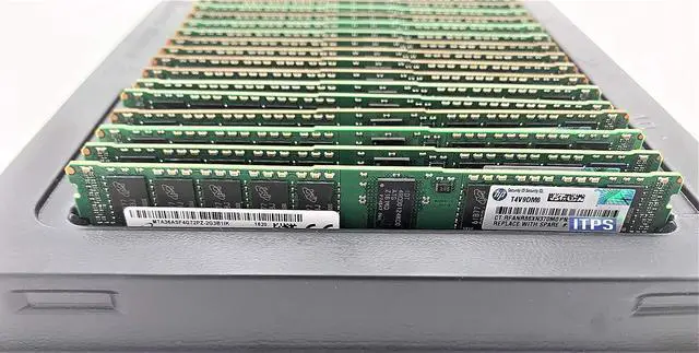Alt view image 2 of 2 - Server Memory HPE 64GB (1x64GB) Quad Rank x4 DDR4-2400 CAS-17-17-17 Load Reduced Memory Kit (805358-B21, 809085-091, 819413-001)