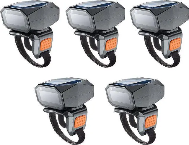 Main image of Eyoyo 2D Bluetooth Ring Barcode Scanner,Wearable Wrist Finger Wireless Scanner, Left/Right-Hand Operation,1D QR PDF417 Data Matrix Reader for iPhone, Android, Windows,Mac OS