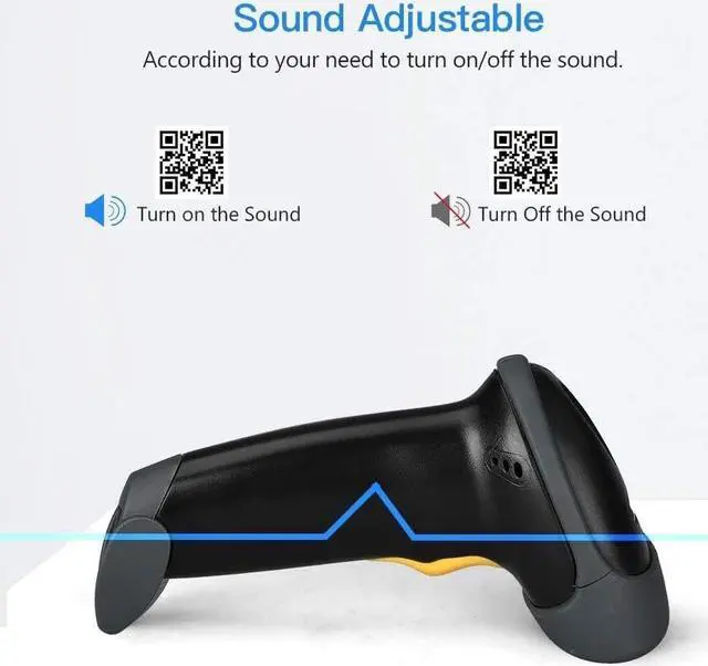 Alt view image 6 of 7 - Eyoyo QR Handheld USB Barcode Scanner, Wired Automatic 1D 2D Code Scanner PDF417 Data Matrix Bar Code Reader with Long USB Cable for Mobile Payment, Convenience Store, Supermarket, Warehouse