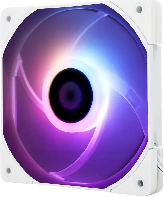 Main image of C12015W-S CPU Fan Computer case Fan Quiet 4pin PWM ARGB PC Fan, 15mm Slimline Cooler Fan, 120mm CPU Cooling Fan(White)