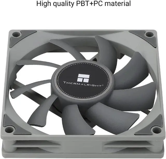 Alt view image 5 of 7 - TL-8015 CPU Fan Computer case Fan Quiet 4pin PWM PC Fan, 15mm Slimline Cooler Fan, 2200RPM Speed, 80mm CPU Cooling Fan