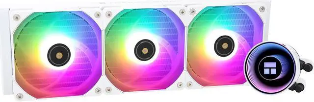 Main image of Thermalright Frozen Notte 360 White ARGB Water Cooling CPU Cooler, 360 White CPU Cooler Specifications, 3×120mm PWM Fans, S-FDB V2 Bearings, Suitable for AMD/AM4, Intel LGA 1700/1150/1151/1200/2011