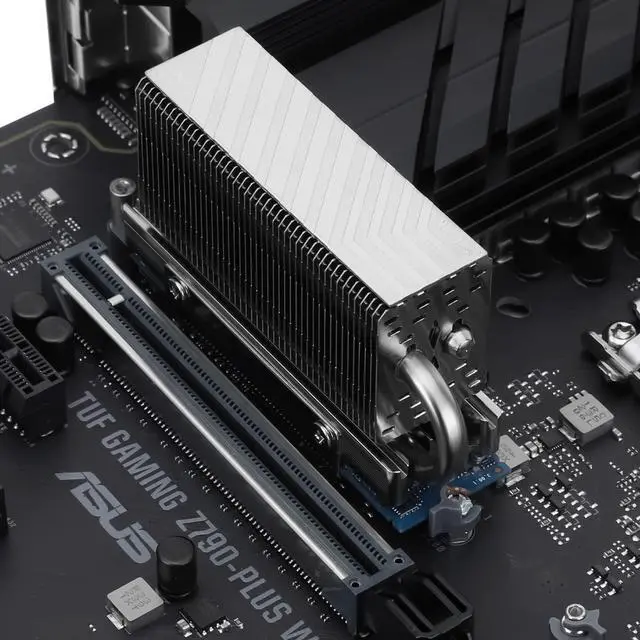 Alt view image 3 of 5 - HR10 2280 SSD Cooler,2280 SSD Heatsink Cooling,Double-Sided Heat Sink,4 Copper Heat Pipes,Desktop High Performance 2280 SSD Cooler, Thermal Pads Included(HR10 2280)