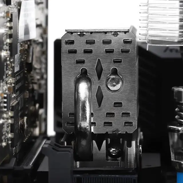 Alt view image 5 of 5 - HR10 2280 SSD Cooler,2280 SSD Heatsink Cooling,Double-Sided Heat Sink,4 Copper Heat Pipes,Desktop High Performance 2280 SSD Cooler, Thermal Pads Included(HR10 2280)