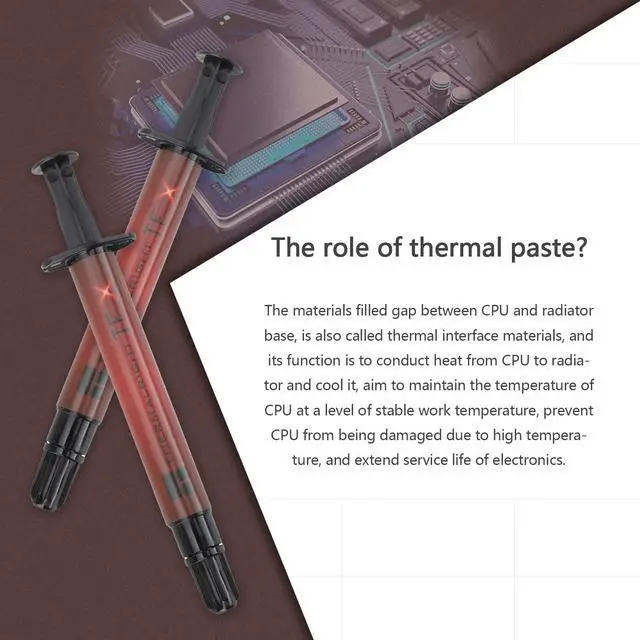 Alt view image 3 of 6 - TFX 2g Thermal Paste,The High Performance Thermal Grease for Cooling All Processors, Heat Sink Paste High Durability 14.3W/m. Graphics Cards and Heat Sinks in Computers and Consoles
