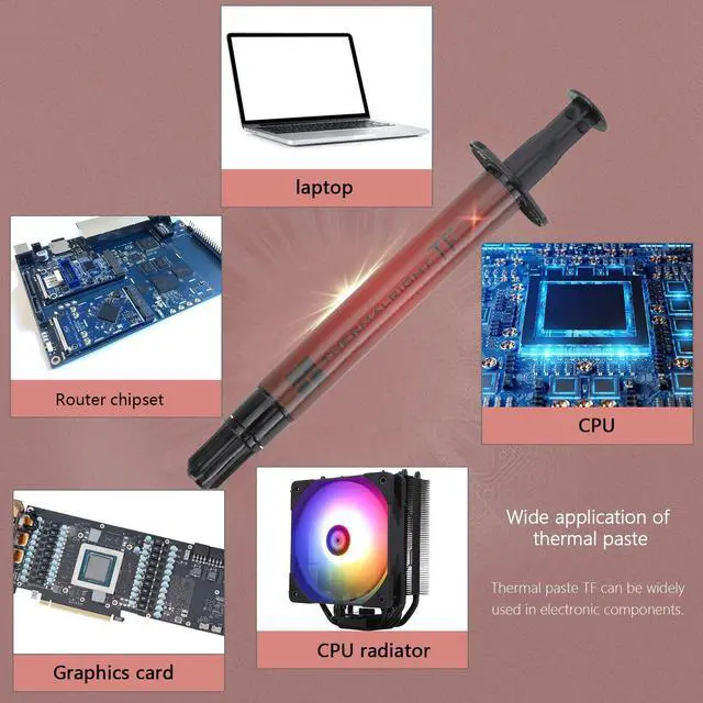 Alt view image 4 of 6 - TFX 2g Thermal Paste,The High Performance Thermal Grease for Cooling All Processors, Heat Sink Paste High Durability 14.3W/m. Graphics Cards and Heat Sinks in Computers and Consoles