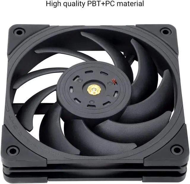 Alt view image 5 of 7 - Thermalright TL-B12 120mm CPU Cooler Fan, Computer Case Fan, PWM Control, 2150RPM, Static-Pressure Performance Fan for S-FDB Bearing(Black)