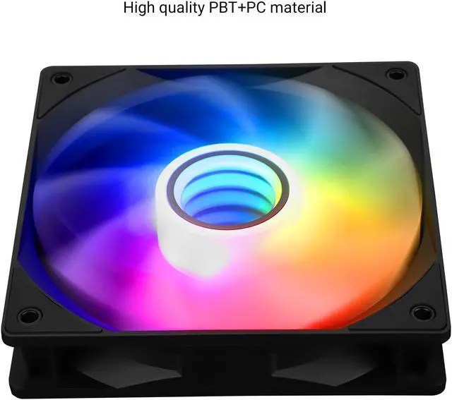 Alt view image 5 of 7 - TL-C12B-S V3 CPU Fan 120mm Case Cooler Fan ARGB, 4pin PWM Connector Silent Computer Fan with S-FDB Bearing,Desktop Cooling Fan has ARGB Mirror Light Effect (TL-C12B-S V3)