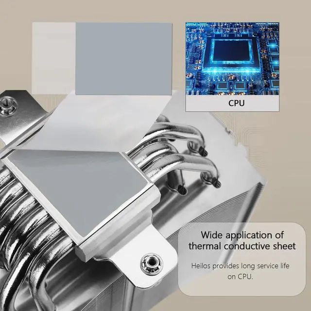 Alt view image 3 of 5 - Thermalright Heilos Solid State Thermally Conductive Silicone Grease Sheet for CPU/GPU, Non-Conductive,Desktop/Laptops General Purpose,Solid Thermal Interface Sheet for AMD Specific(40×40×0.2mm)