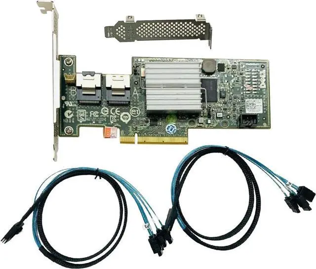 Alt view image 3 of 4 - H200 RAID Controller Card PCI E HBA 6Gbps LSI 9211 P20 IT Mode ZFS FreeNAS unRAID RAID Expander + 2* SATA Cable