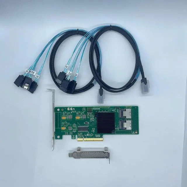 Main image of 6Gbps SAS HBA LSI 9201-8i 9211-8i P20 IT Mode ZFS FreeNAS unRAID+2*SFF-8087