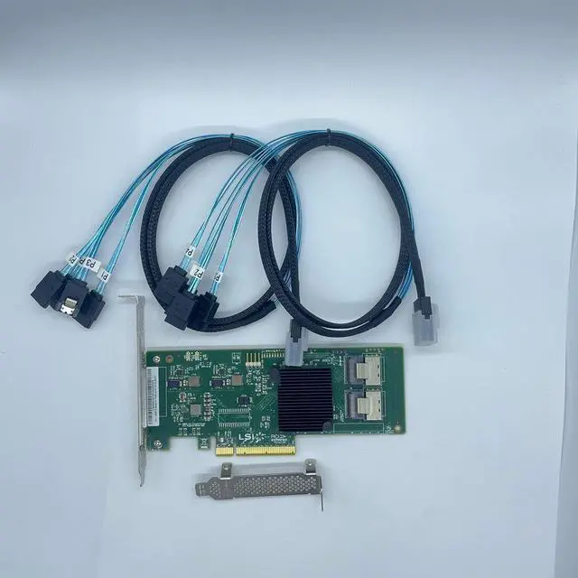 Alt view image 2 of 7 - 6Gbps SAS HBA LSI 9201-8i 9211-8i P20 IT Mode ZFS FreeNAS unRAID+2*SFF-8087
