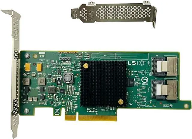 Alt view image 4 of 5 - LSI 9207-8i RAID Controller Card SAS 6Gbs SATA PCI-E 3.0 HBA IT Mode Expander Card for ZFS FreeNAS unRAID