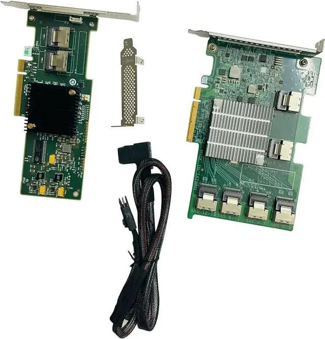 Alt view image 2 of 7 - LSI 9220-8i M1015 RAID Controller Card 6Gbps SAS SATA P20 IT Mode for ZFS FreeNAS unRAID PCI E HBA Expander Card