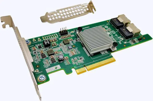 Alt view image 4 of 7 - LSI 9207-8i RAID Controller Card SAS 6Gbs HBA P20 IT Mode for ZFS FreeNAS unRAID RAID Expander Card + 2 * 8087 SATA Cable