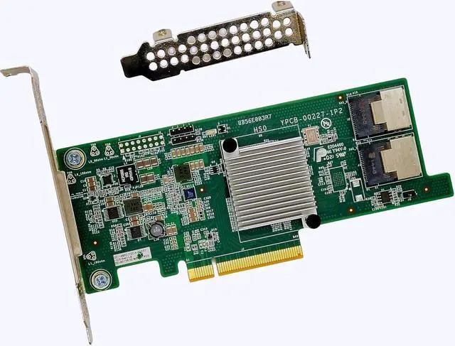 Alt view image 5 of 7 - LSI 9207-8i RAID Controller Card SAS 6Gbs HBA P20 IT Mode for ZFS FreeNAS unRAID RAID Expander Card + 2 * 8087 SATA Cable