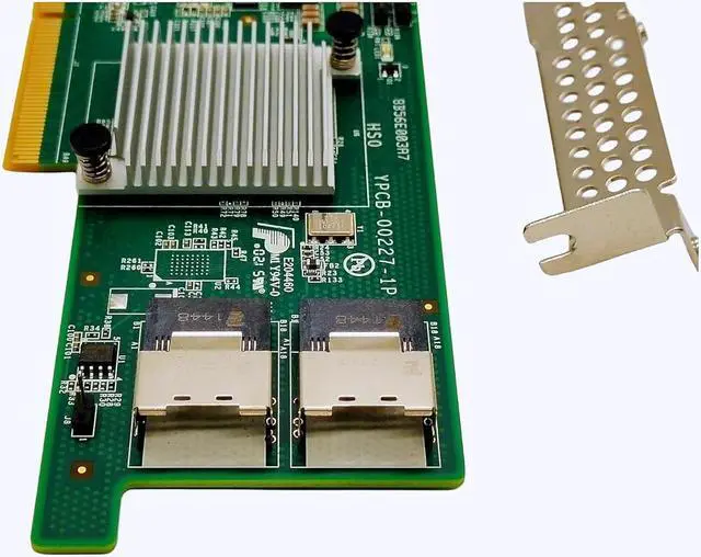 Alt view image 6 of 7 - LSI 9207-8i RAID Controller Card SAS 6Gbs HBA P20 IT Mode for ZFS FreeNAS unRAID RAID Expander Card + 2 * 8087 SATA Cable