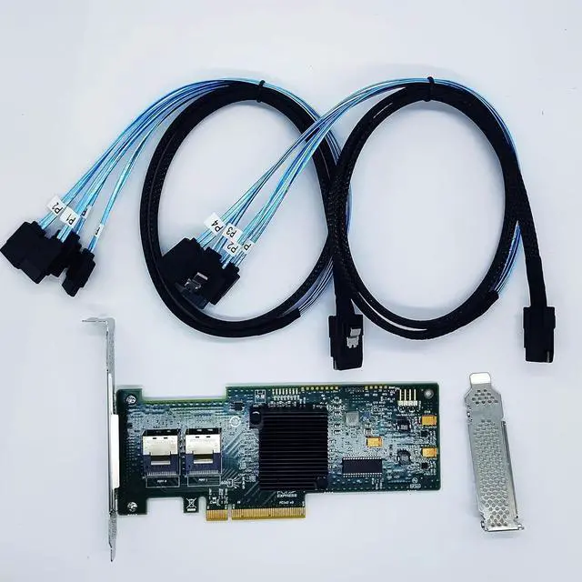 Alt view image 2 of 7 - 9240-8i 6Gbps SAS HBA FW:P20 9211-8i IT Mode ZFS FreeNAS unRAID 2* SFF-8087 SAS SATA Host Bus Adapter Controller Card