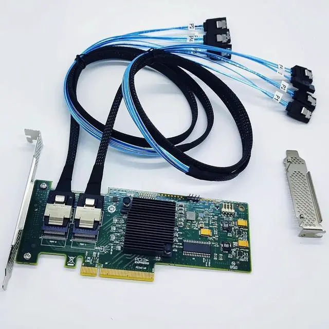 Alt view image 4 of 7 - 9240-8i 6Gbps SAS HBA FW:P20 9211-8i IT Mode ZFS FreeNAS unRAID 2* SFF-8087 SAS SATA Host Bus Adapter Controller Card