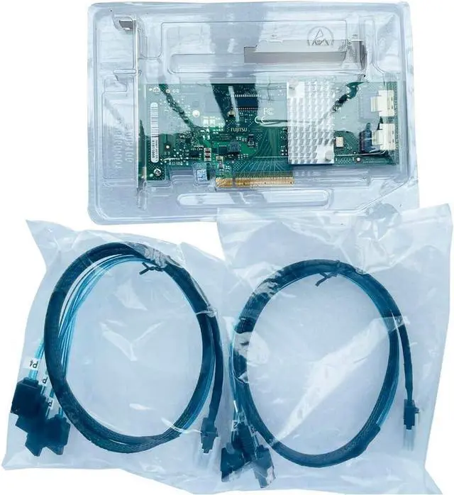 Alt view image 3 of 4 - LSI 9211-8I RAID Controller Card FW:P20 IT Mode ZFS FreeNAS unRAID SAS PCI E RAID Expander + 2* SFF8087 SATA Cable
