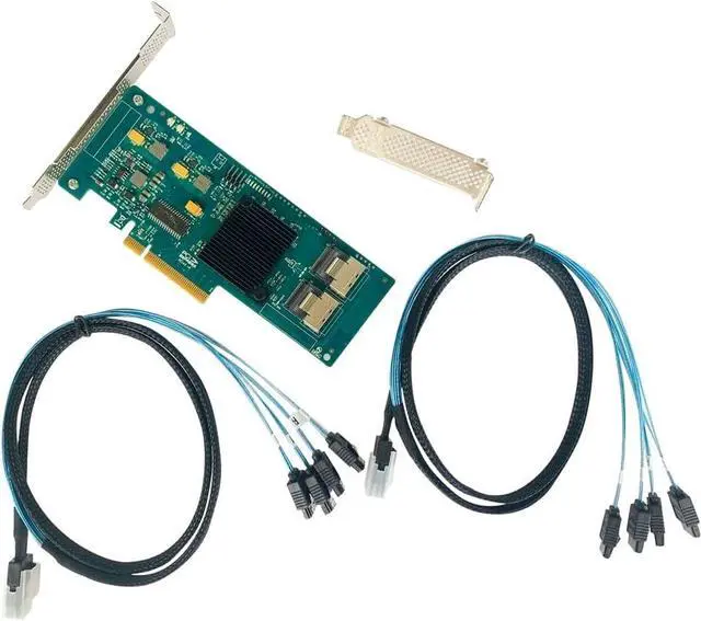 Main image of LSI 9201-8i RAID Controller Card HBA FW P20 6G 9211-8i IT Mode ZFS FreeNAS unRAID SAS PCI E Expander Card + 2*SFF-8087 SATA