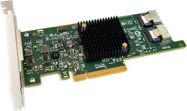 Alt view image 4 of 5 - LSI Logic Controller Card LSI00301 SAS 9207-8i 8Port Internal SAS/SATA 6Gb/s PCI Express Single