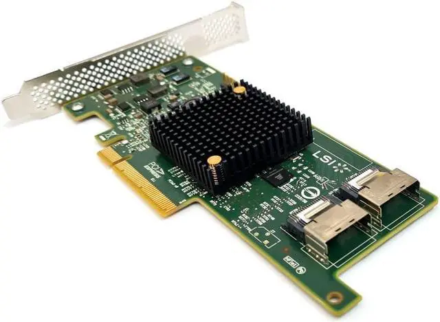 Alt view image 5 of 5 - LSI Logic Controller Card LSI00301 SAS 9207-8i 8Port Internal SAS/SATA 6Gb/s PCI Express Single