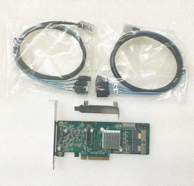 Alt view image 2 of 4 - 9211-8i 6Gbps HBA LSI FW:P20 IT Mode ZFS FreeNAS unRAID +2*SFF-8087 SAS SATA
