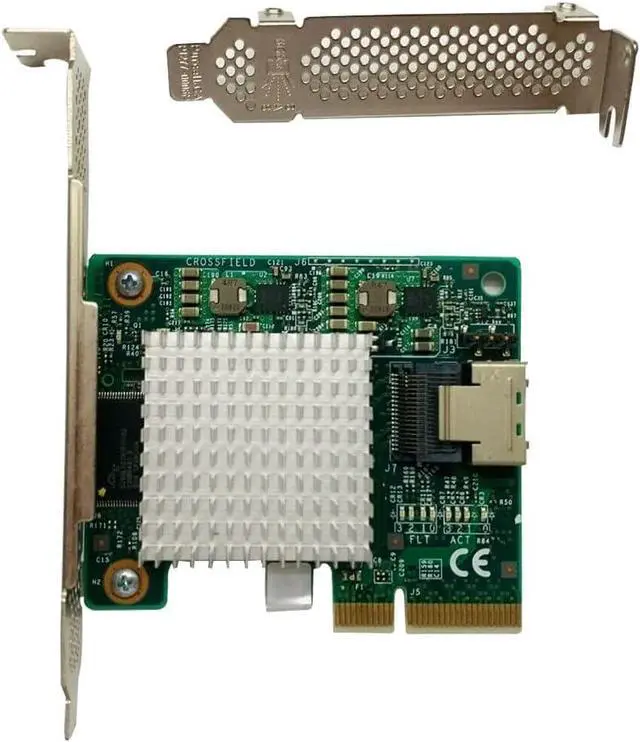Alt view image 3 of 4 - H1110 RAID Controller Card SATA 6Gbps HBA LSI 9211-4i P20 IT Mode for ZFS FreeNAS unRAID RAID 1*SFF-8087 SAS Cable